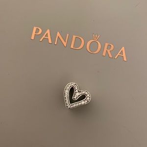 Pandora Freehand Heart Charm